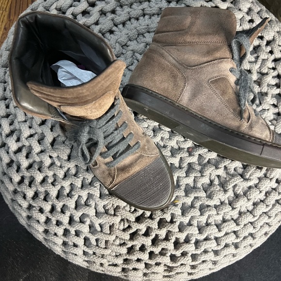 Brunello cucinelli sneakers chocolate with monili details! - Picture 4 of 6